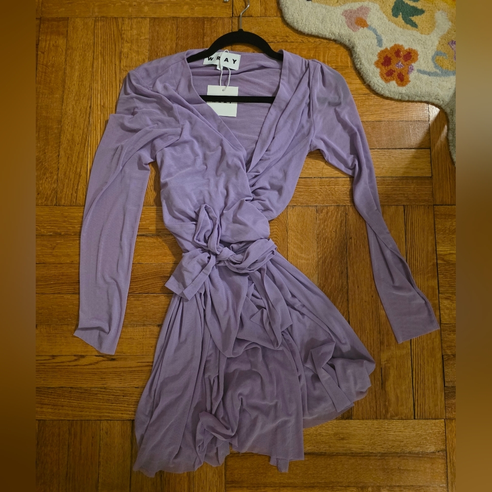 Lavender Wrap Dress